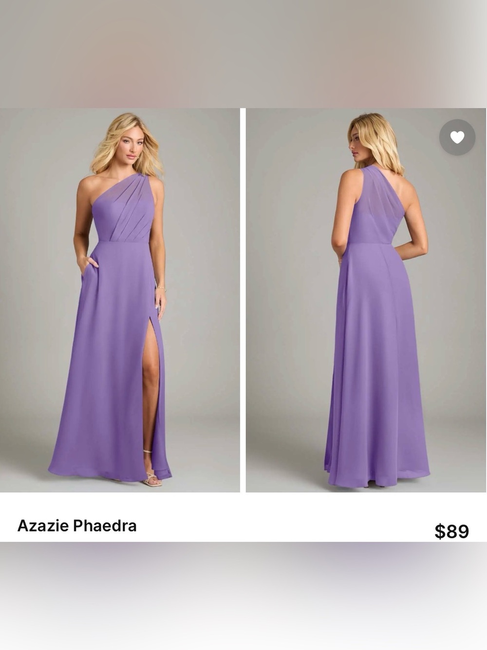 Azazie Phaedra Bridesmaid Dress in Tahiti Size A12